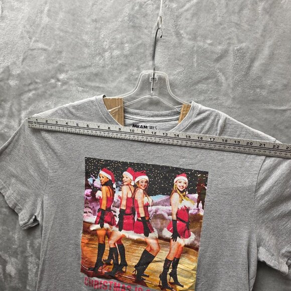 Mean Girls Christmas is So Fetch T-Shirt Women's XL Gray Graphic Print Casual - Picture 5 of 8